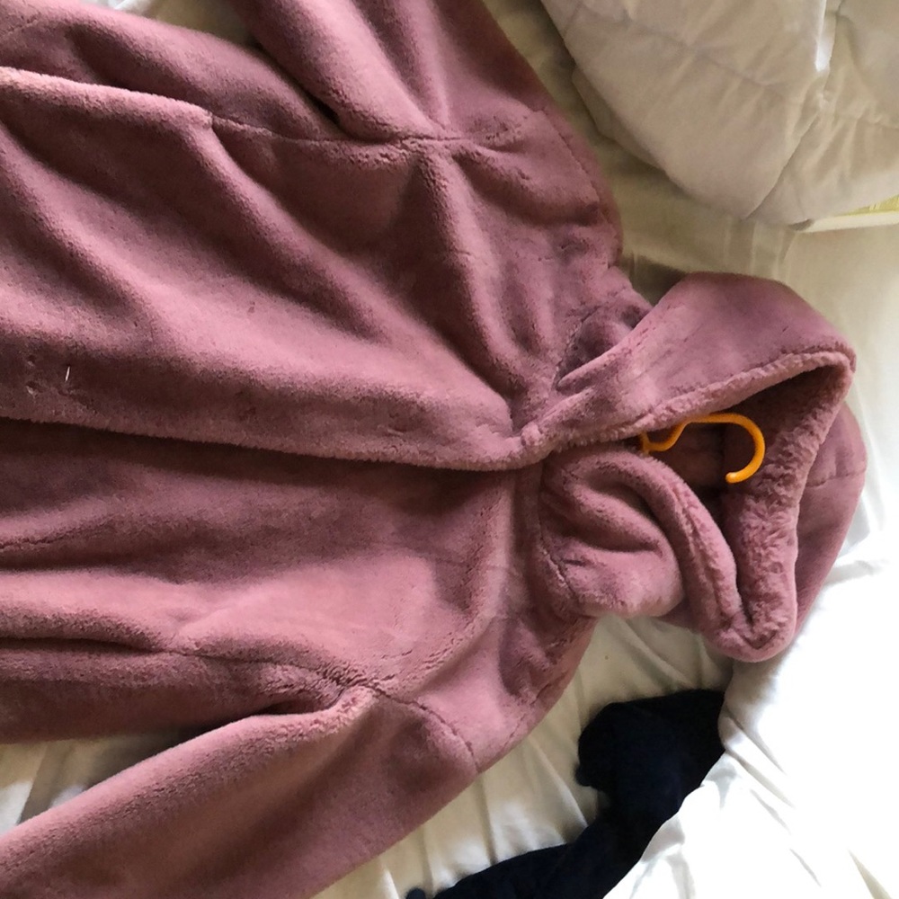 United Colors pink fluffy jacket